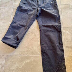 Marmot Ginny Pant Size 8 Color Dark Steel and Stone Green - Convertible Pants